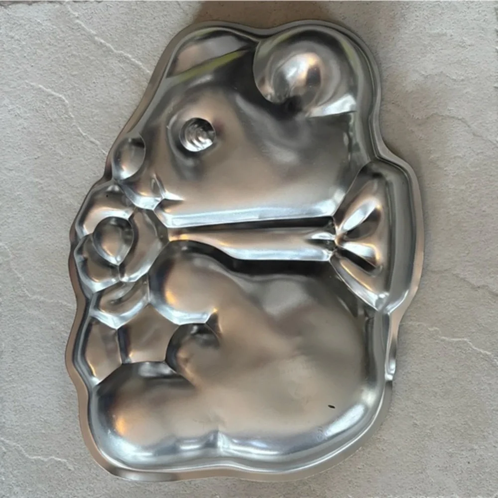 Vintage Wilton Cuddly Bear Aluminum Cake Pan #502-7458 Panda Koala Teddy CUTE